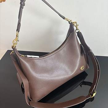 Fortok Coach Juliet Pocket Bag 30 Brown 30.5*23*12.5cm