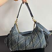 Fortok Coach Juliet Pocket Bag 30 Denim Blue 30.5*23*12.5cm - 4