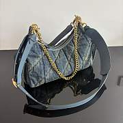 Fortok Coach Juliet Pocket Bag 30 Denim Blue 30.5*23*12.5cm - 2