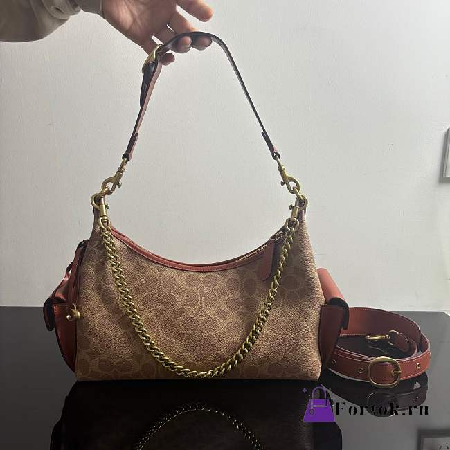 Fortok Coach Juliet Pocket Bag 30 Canvas 30.5*23*12.5cm - 1