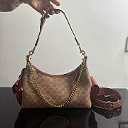 Fortok Coach Juliet Pocket Bag 30 Canvas 30.5*23*12.5cm - 1