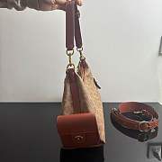 Fortok Coach Juliet Pocket Bag 30 Canvas 30.5*23*12.5cm - 2