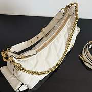 Fortok Coach Juliet Pocket Bag 30 Quilted White 30.5*23*12.5cm - 4