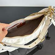 Fortok Coach Juliet Pocket Bag 30 Quilted White 30.5*23*12.5cm - 3