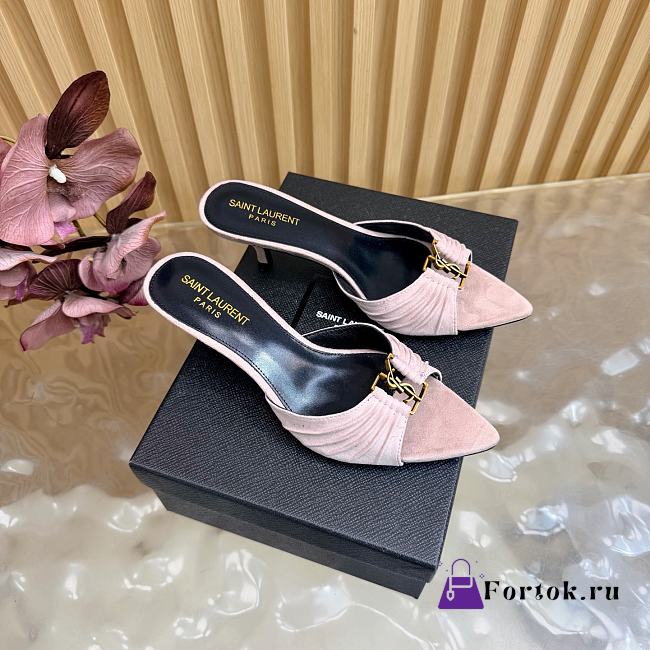 Fortok BABYLONE mules Brown 6cm - 1