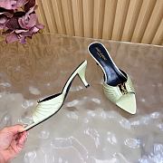 Fortok BABYLONE mules Green 6cm - 5