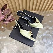 Fortok BABYLONE mules Green 6cm - 4