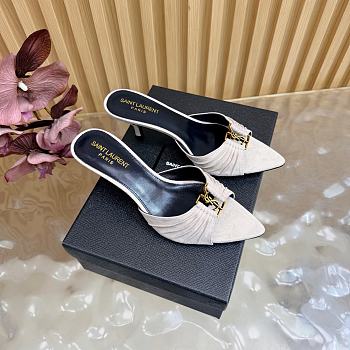 Fortok BABYLONE mules Grey 6cm