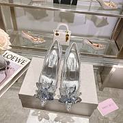 Fortok Jimmy Choo Alia Crystal Covered Pointy Toe Pumps 85mm - 3