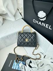 Fortok Chanel Coco Handle Black Handbag 14.5cm - 1