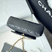 Fortok Chanel Coco Handle Black Handbag 14.5cm - 3