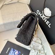 Fortok Chanel Tweed Braided Classic Flap Bag 25cm - 6