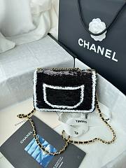 Fortok Chanel Sequin Classic Flap Bag 20cm - 4