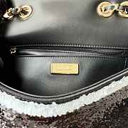 Fortok Chanel Sequin Classic Flap Bag 20cm - 2