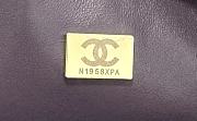 Fortok Chanel Velvet Quilted Flap Bag Purple 20cm - 6