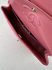 Fortok Chanel Velvet Quilted Flap Bag Pink 25cm - 2