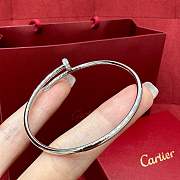 Fortok Cartier Juste Un Clou Bracelet Small Model Diamonds Silver - 3
