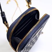 Fortok Dior 30 Montaigne Call'in Dior Phone Holder Navy Blue 18x10.5x2.5cm - 3