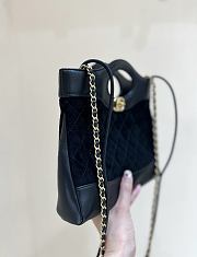 Fortok Chanel 31 Bag Black Mini Suede 22*23*5.5cm  - 5