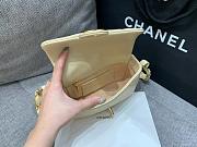 Fortok Chanel Small Flap Bag Beige 19.5cm - 5