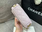 Fortok Chanel Small Flap Bag Pink 19.5cm - 3