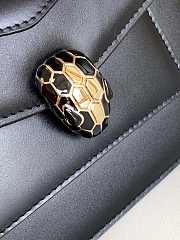 Fortok BVLGARI Serpenti Forever Mini Bag Black 19 X 11 X 5.5 Cm - 3