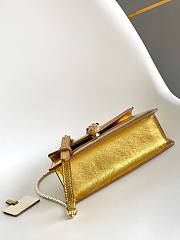 Fortok BVLGARI Serpenti Forever Mini Bag Metallic Gold 19 X 11 X 5.5 Cm - 6