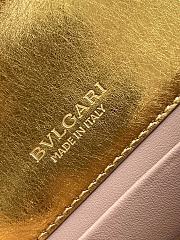Fortok BVLGARI Serpenti Forever Mini Bag Metallic Gold 19 X 11 X 5.5 Cm - 4