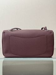 Fortok Chanel 2026ss Chanel Maxi Flapbag Burgundy 19.5*32*10cm - 4