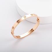 Fortok Cartier LOVE Bracelet Medium Model 4 Diamonds Silver/ Gold/ Rose Gold - 2