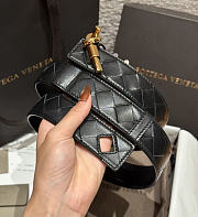 Fortok Bottega Veneta Andiamo Belt Black 3cm - 2