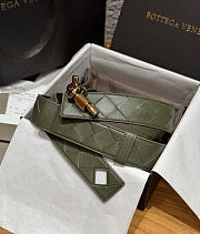 Fortok Bottega Veneta Andiamo Belt Pickle Green 3cm - 1