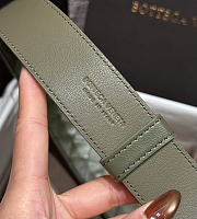 Fortok Bottega Veneta Andiamo Belt Pickle Green 3cm - 6