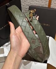 Fortok Bottega Veneta Andiamo Belt Pickle Green 3cm - 3