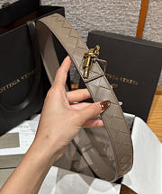 Fortok Bottega Veneta Andiamo Belt Brown 3cm - 5