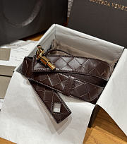 Fortok Bottega Veneta Andiamo Belt Chocolate Brown 3cm - 1