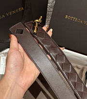Fortok Bottega Veneta Andiamo Belt Chocolate Brown 3cm - 2