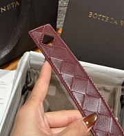 Fortok Bottega Veneta Andiamo Belt Burgundy 3cm - 4