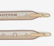 Fortok Louis Vuitton Jacquard Bandoulière Shoulder Strap Beige  - 2