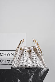 Fortok Chanel 25 Mini Handbag Spring Summer 2026 Pre-collection White 20 x 22 x 12.5cm - 3