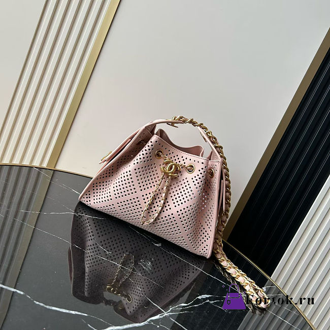 Fortok Chanel 25 Mini Handbag Spring Summer 2026 Pre-collection Pink 20x22x12.5cm - 1