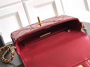 Fortok Chanel Coco Handle Flap Bag Fall-Winter 2025/26 Collection Mirror Red 18-4.5-13cm - 6