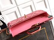 Fortok Chanel Coco Handle Flap Bag Fall-Winter 2025/26 Collection Mirror Pink 12x 29 x 5cm - 6