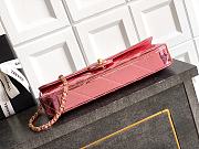 Fortok Chanel Coco Handle Flap Bag Fall-Winter 2025/26 Collection Mirror Pink 12x 29 x 5cm - 5