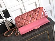 Fortok Chanel Coco Handle Flap Bag Fall-Winter 2025/26 Collection Mirror Pink 12x 29 x 5cm - 4