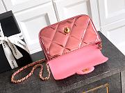 Fortok Chanel Coco Handle Flap Bag Fall-Winter 2025/26 Collection Mirror Pink 18-4.5-13cm - 2