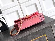 Fortok Chanel Coco Handle Flap Bag Fall-Winter 2025/26 Collection Mirror Pink 18-4.5-13cm - 5