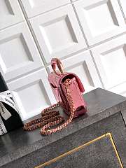 Fortok Chanel Coco Handle Flap Bag Fall-Winter 2025/26 Collection Mirror Pink 18-4.5-13cm - 6