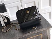 Fortok Chanel Coco Handle Flap Bag Fall-Winter 2025/26 Collection Mirror Black 18-4.5-13cm - 2