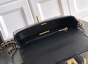 Fortok Chanel Coco Handle Flap Bag Fall-Winter 2025/26 Collection Mirror Black 18-4.5-13cm - 3